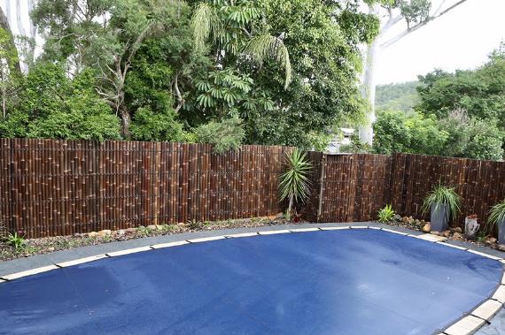 Pool Bamboo Panels