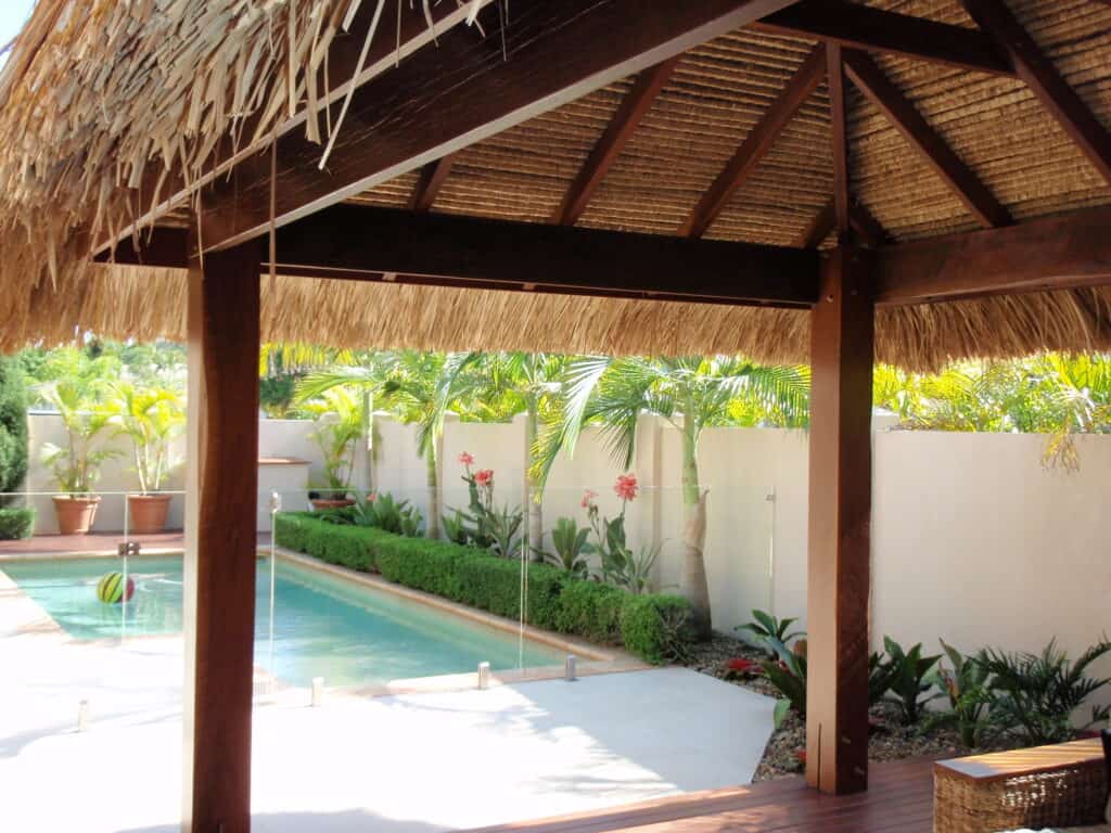 Bali Hut Sunshine Coast Pool Area